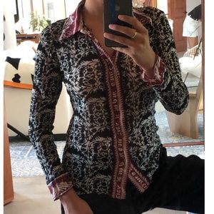 Jean Paul Gaultier Maille button up Medium